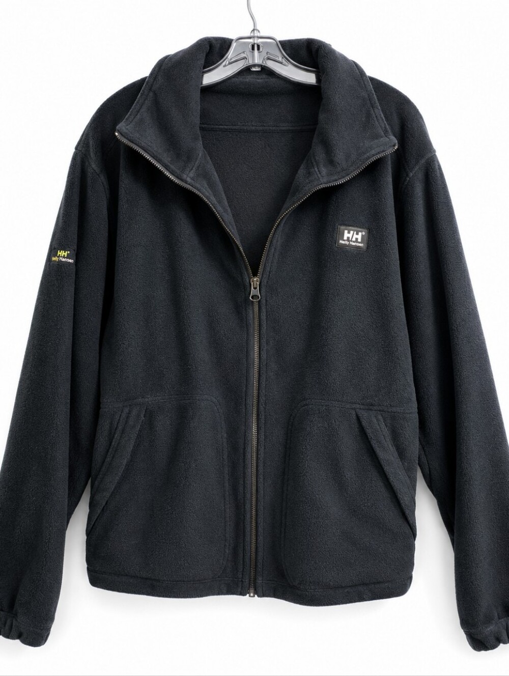 Helly Hansen HH Workwear Black Full Zip Fleece Jacket Men's XL Heavyweight